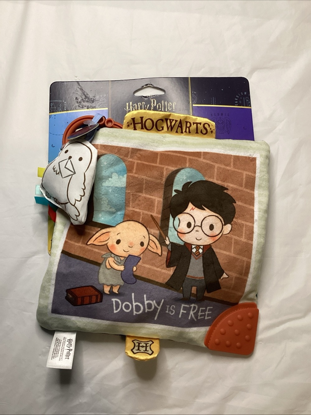 Harry Potter Kids Plush Activity Book - Green Multicolor Dobby Design